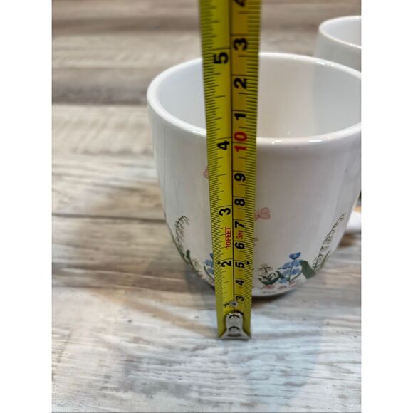 Target Bullseye Easter Ceramic Butterfly Pink and Blue Flower Coffee Mug Cup - Picture 8 of 8